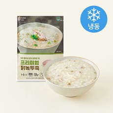 섬죽 닭녹두죽 (냉동), 400g, 2개