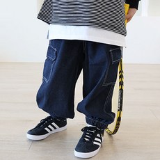 sonyun market 兒童普普風丹寧束口褲