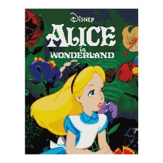 I LOVE PAINTING DIY鑽石畫組 愛麗絲夢遊仙境款 40*50cm, 愛麗絲夢遊仙境