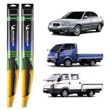 MICHELIN 米其林 Radius 複合式雨刷 駕駛座 + 副駕駛座套組, Avante, Avante XD, Porter2, Porter2 Double Cab