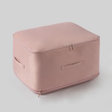 Alleophom 棉被衣物壓縮多用途整理箱, 粉紅色, 1個