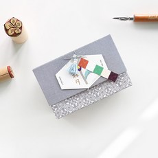 헬로우모리스 색동꽃 택 세트, 혼합색상, 20세트