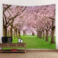 房間裡的櫻花掛布, 01