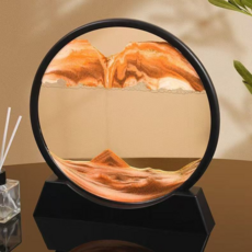 홈마트 예쁜 인테리어소품 3D모래그림 블랙 프레임, 옐로우모래