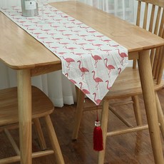 復古風室內裝飾重點流蘇桌旗, 19, 30 x 240 cm