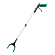 Kyhome 鋁合金可折疊垃圾夾/垃圾拾取器/免彎腰拾物器, 綠色, 1個