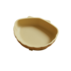 티지엠 유아용 실리콘 조가비 흡착볼, 베이지, 1개