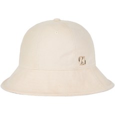 VARZAR 方形鉚釘六片式漁夫帽, 象牙白