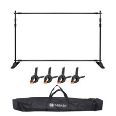 Daehan 攝影棚 高級特大型 345 x 250 公分 去背背景布 附支架, 1個, BT-3023