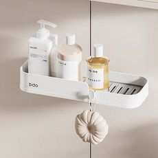 中國 浴室洗手台壁掛式收納置物架, 白色, 1個