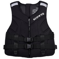 스코트라 트리니티 수영보조 라이프 자켓 ACE-17-02, 블랙