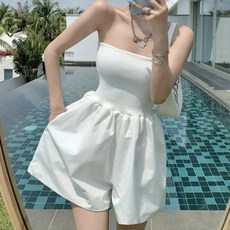 PEONIST 褲裙平口連身褲