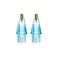 DDX Apple Pencil第1代第2代替換用彩虹筆尖 2入, 2個, 淺藍