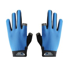팅올 핑거 아웃 낚시 장갑, 블루, 1개