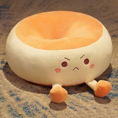 甜甜圈坐墊, 極度憤怒款 黃色, 1個