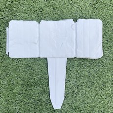 Life Sweet 石頭造型邊框 庭院花圃裝飾柵欄 10入, 象牙白