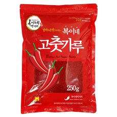 복이네먹거리 중국산 고춧가루 보통맛 김치용 일반, 250g, 1개