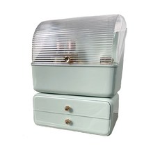 Homevanesse 掀蓋式可拆化妝品收納盒, 薄荷, 1個