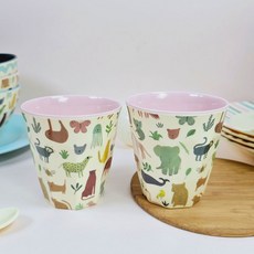 rice 在嬰兒杯中, 2個, 動物園粉紅色