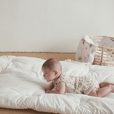 두두앤솜 아기 모달 토퍼, 아이보리, 1개