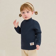 milkmile 陽光松鼠亮點半高領T恤