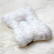 DALKOMBABY Air Mesh枕頭, 快樂熊款 灰色, 1個