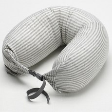 Broky Biz 條紋頸枕, 灰色