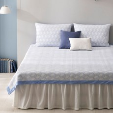 Beau Monde 方形Pin Cool涼感墊, 藍色