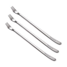 HOMEANY 韓國製長柄茶叉, 3個, 小雞