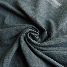 Cheonpam 20支紗染棉麻灰布料, 藍色(1314)