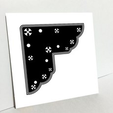 HTP 傳統圖案瓷磚 圓形圖案 水原華城行宮 小出入門 門角裝飾 K0911 8962, 1個