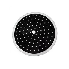 奧利維亞向日葵託盤式花灑頭, 1個, 黑色