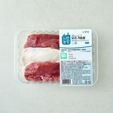 느린농장 무항생제 인증 정다운 오리 가슴살 (냉장), 1개, 500g