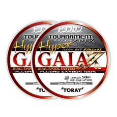 TORAY 東麗 Hyper Gaia XX 海氟碳釣魚線 2p 50m, 單色