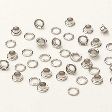 Cohas ID 雞眼扣 5號, 銀色, 80個