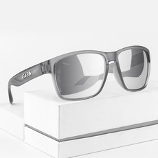 가빈 스타일호른 베이직 편광 자외선차단 안정적인 아시안핏 선글라스 G20, C08 + 그레이 + 실버미러