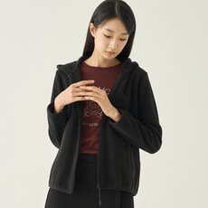 지센 여성용 에센셜 리사이클 플리스 후드점퍼 LSSFNA73