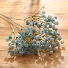 So&Young 人造花 婚禮道具 滿天星 2入, 藍色, 2個