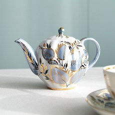 임페리얼포슬린 루나 튤립 티팟, 혼합색상, 700ml, 1개