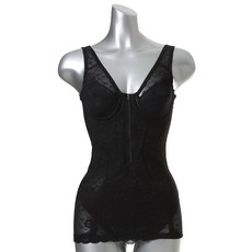 Carrie Lucy 無鋼圈拉鍊式蕾絲裙連身塑身衣