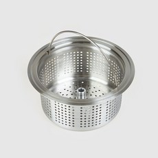 JAJU不鏽鋼水槽水槽濾網旋轉式瀝水排水口專用 14cm, 單一顏色, 1個