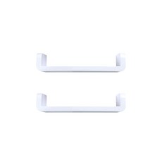 mono flat 免打孔浴室置物架 M號, 白色, 2入