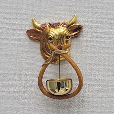 牛鼻環門鈴 kkkd053, 棕色