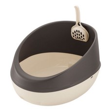 Richell 利其爾 拉普蕾半罩式便盆, 摩登灰, 36x47x24.5H (cm), 1個