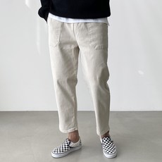 Padel 男款 九分疲勞褲 口袋鬆緊帶 彈性寬褲