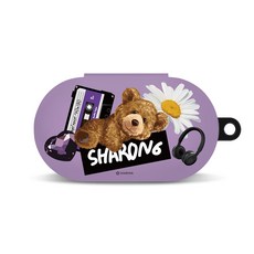 SHARON6 Buds印花耳機保護套, 單品, Happy Bear