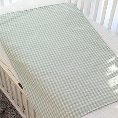 hwamo baby 棉質防水墊, 薄荷綠, 1入