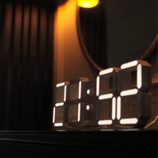 ROIRETNI 半透明LED數字桌鐘 6m, 情緒