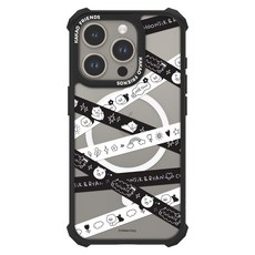 카카오프렌즈 두들두들 임팩트제로 맥세이프 디자인 휴대폰 케이스