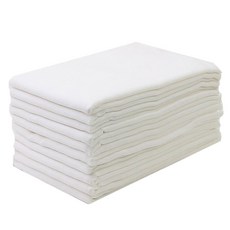 babybear 優質方形布尿布, 10片, 素色